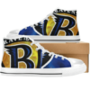 Baltimore Ravens Football 12 Custom Canvas High Top Shoes L98 2