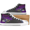 Baltimore Ravens Football 5 Custom Canvas High Top Shoes L98 2