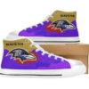 Baltimore Ravens Football 8 Custom Canvas High Top Shoes L98 3