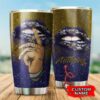 Baltimore Ravens Girl Custom Name Tumbler 3