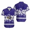 Baltimore Ravens Hibiscus Flowers Hawaii Shirt and Shorts Summer Colle 2