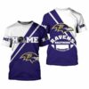 Baltimore Ravens Home Gift For Fan 3D T Shirt Sweater Zip Hoodie B 2