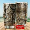 Baltimore Ravens Hunting Custom Name Tumbler 3