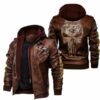 Baltimore Ravens Leather Jacket Skulls Deaths 2