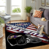 Baltimore Ravens Living Room Area Rug DTTRUG1702022 3