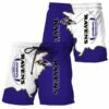 Baltimore Ravens Summer Beach Shorts Model 1 3