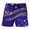 Baltimore Ravens Summer Beach Shorts Model 7 3