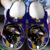 Baltimore Ravens Teams gift for fan Crocs Crocband Clogs, Comfy Fo 2