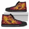 Batman Style Arizona Cardinals Custom Canvas High Top Shoes L98 3