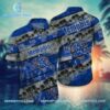 Beach Memphis Tigers Logos Hawaiian shirt men blue 2