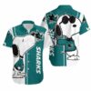 Beach San Jose Sharks Hawaiian Shirt Snoopy Lover 3D Printed 2