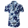 Beach Shirt Dallas Cowboys Hawaiian Shirt Tropical Flower Short Sleeve Slim Fit Body 3