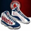 Boston Red Sox football MLB Sneaker big logo sneakers 10 gift For Love 2