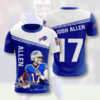 Buffalo Bills BB 3D T-Shirt logo 2