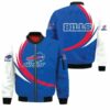 Buffalo Bills Bomber Jacket graphic curve 2