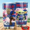 Buffalo Bills Grogu Groot Custom Name Tumbler 3