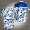 Buffalo Bills Hawaiian Shirt N01 tropical flower summer 2