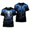 Buffalo Bills Skeleton All Over Print Gift For Fan 3D T Shirt Swea 2