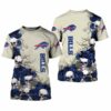 Buffalo Bills Team Limited Edition All Team Skulls Roses Gift 2