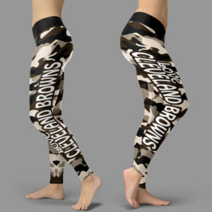 Camo Sporty Trending Fashion Fabulous Cleveland Browns Leggings 3