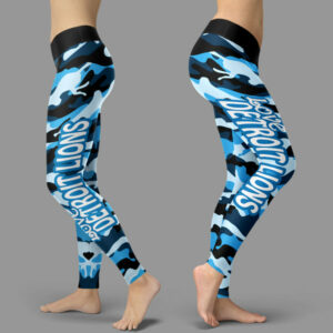 Camo Sporty Trending Fashion Fabulous Detroit Lions Leggings 3