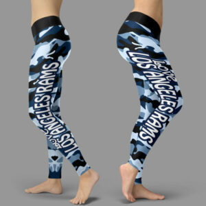 Camo Sporty Trending Fashion Fabulous Los Angeles Rams Leggings 3