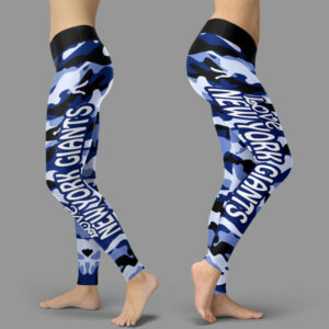 Camo Sporty Trending Fashion Fabulous New York Giants Leggings 3