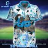 Carolina Panthers Hawaiian Shirt Short Kingkong Godzilla 3