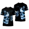 Carolina Panthers Skull And Butterflies Men’s And Women’s Gift 2