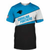 Carolina Panthers T-shirt 3D new style Short Sleeve gift for fan 2