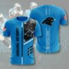 Carolina Panthers T-shirt 3D Performance Short Sleeve 3