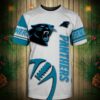 Carolina Panthers T-shirt Graphic balls gift for fans 3