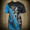 Carolina Panthers T-shirt Graphic Cartoon player gift for fans 2