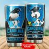 Carolina Panthers Tumbler Snoopy 12 custom name 3