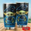 Carolina Panthers Yoda Custom Name Tumbler 2