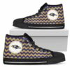 Chevron Broncos Baltimore Ravens Custom Canvas High Top Shoes L98 2