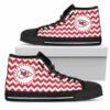 Chevron Broncos Kansas City Chiefs Custom Canvas High Top Shoes L9 2