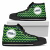 Chevron Broncos Seattle Seahawks Custom Canvas High Top Shoes L98 2