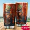 Chicago Bears Baby Groot Custom Name Tumbler 2