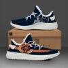 Chicago Bears Black Football Sport Teams Shoes Yeezy Sneakers 2