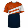 Chicago Bears T-shirt 3D new style Short Sleeve gift for fan 2