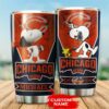 Chicago Bears Tumbler Snoopy 12 custom name 3