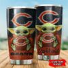 Chicago Bears Yoda Custom Name Tumbler 2