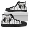 Chicago White Sox MLB Baseball Custom Canvas High Top Shoes 3