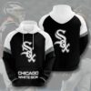 Chicago White Sox MLB Team Logo Gift For Fan 3D Hoodie All Over Printe 2