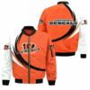 Cincinnati Bengals Bomber Jacket graphic curve 3