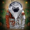 Cincinnati Bengals Fleece Jacket 3D Graphic balls 3