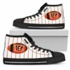 Cincinnati Bengals Football 7 Custom Canvas High Top Shoes L98 2