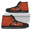 Cincinnati Bengals Football 9 Custom Canvas High Top Shoes L98 2