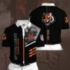 Cincinnati Bengals Football Polo Shirt L98 3